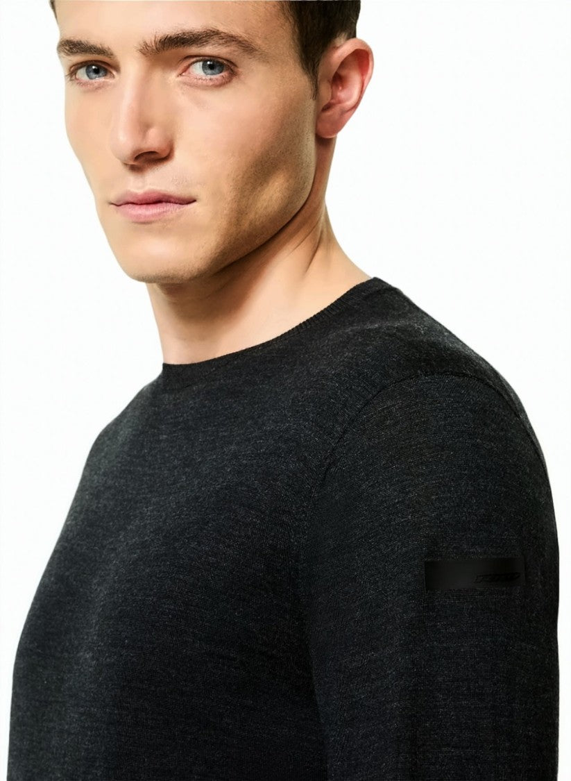 Rrd Minimalist Fine Wool English Rib Crewneck Pullover
