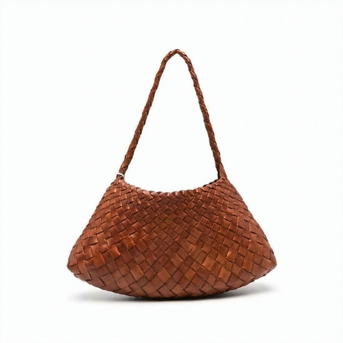 Dragon Diffusion Woven Buffalo Leather Rosanna Handbag