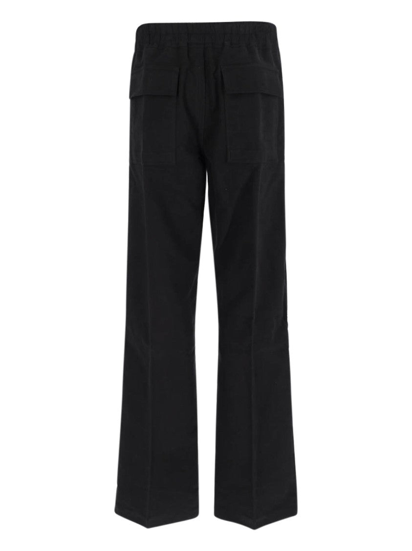 Rick Owens Straight Pants – Black