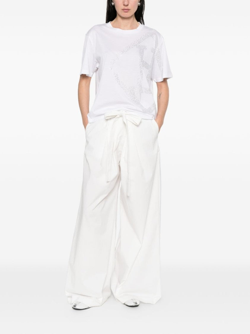 Herno White Stud Detail T-Shirt