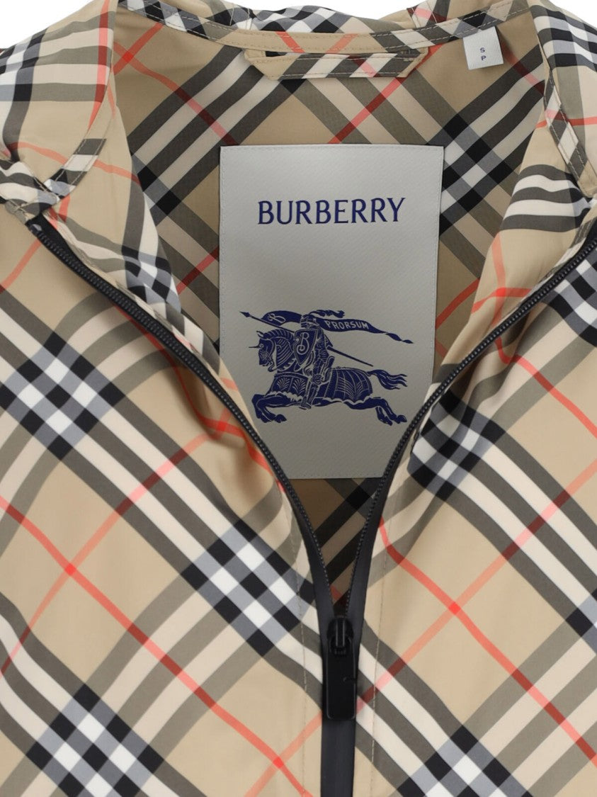 Burberry Check Waterproof Jacket – Beige