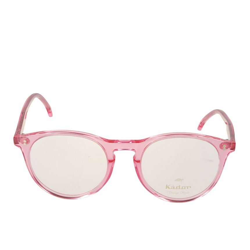 Kador Chyli Translucent Pink Eyeglasses With Rounded Lenses