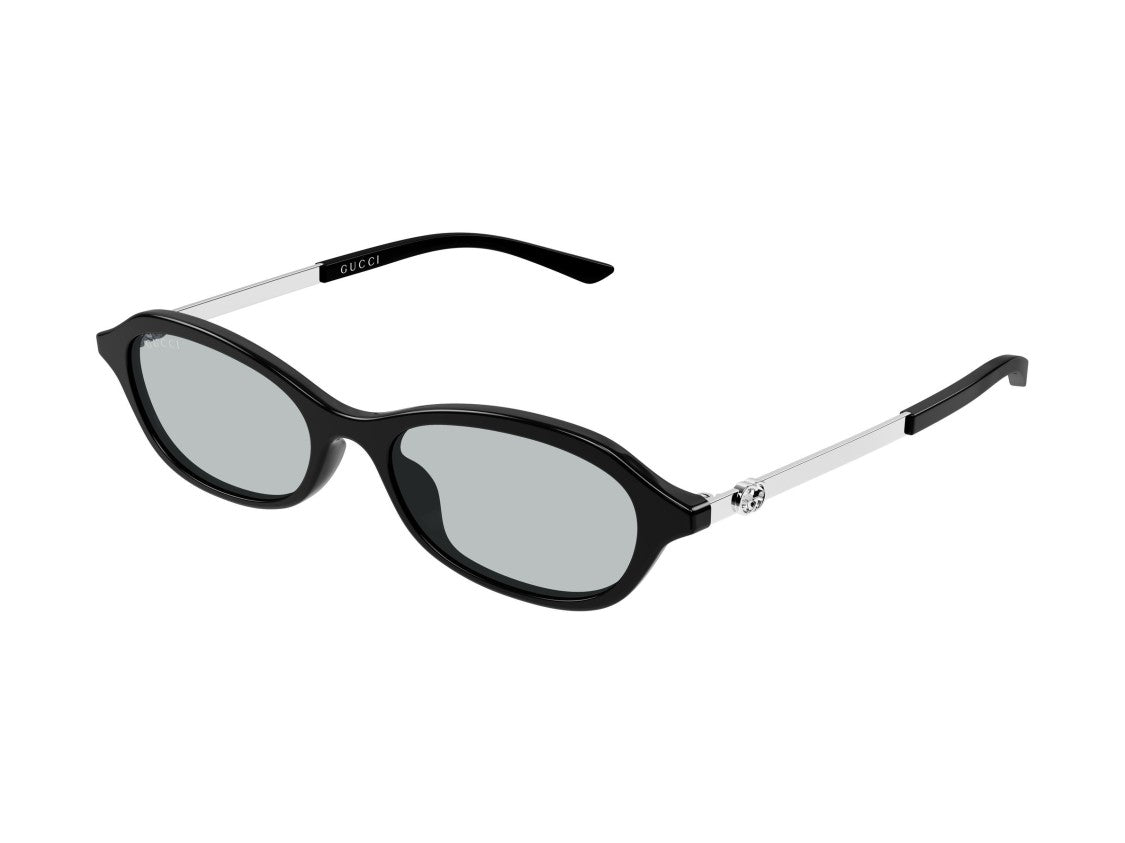 Gucci Black Gg2212s Rounded Acetate Sunglasses