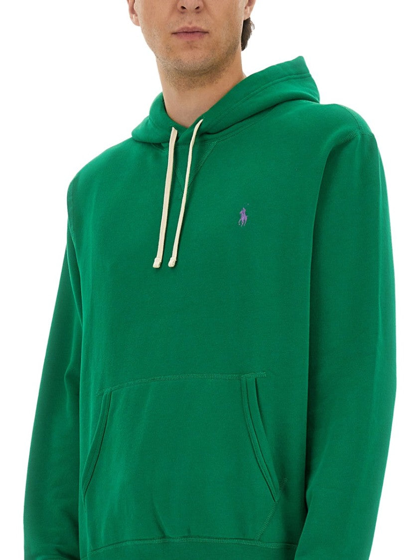 Polo Ralph Lauren Front Kangaroo Pocket Hoodie With Drawstring Hood