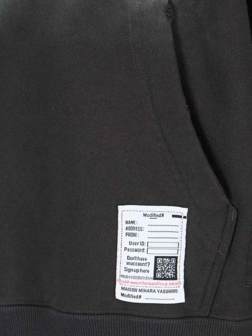 Maison Mihara Yasuhiro "Smiley Face" Hoodie - Black