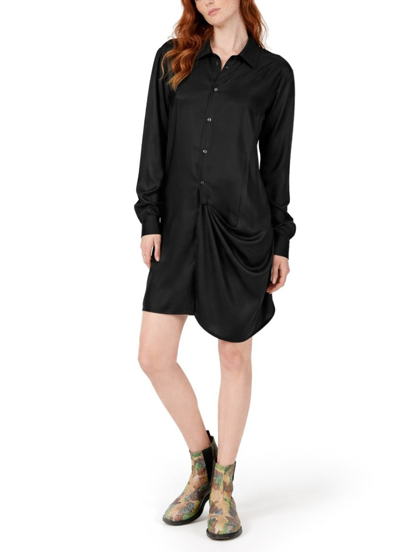 J. W. Anderson Tuxedo Drape Midi Dress