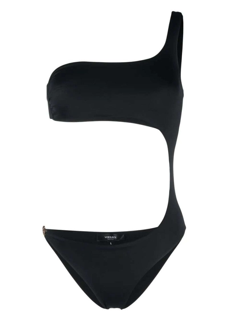 Versace Medusa Plaque Detail Swimsuit