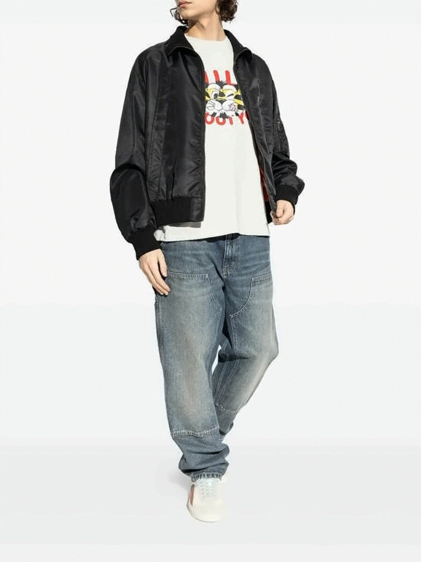 Kenzo Short-Sleeve T-Shirt With Playful Tiger Graphic