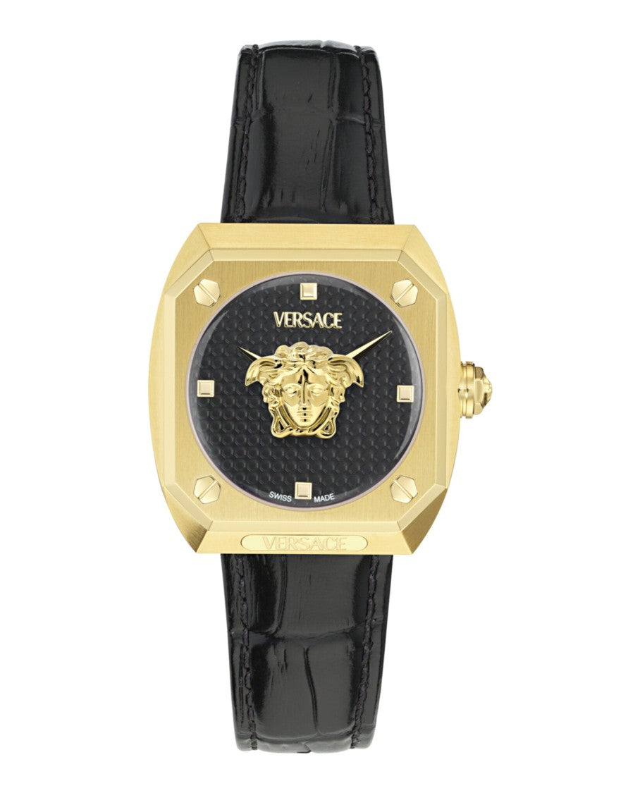 Versace Medusa Antares Leather Watch