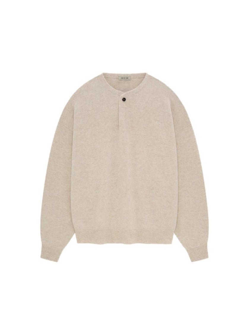 Fear Of God Fine Knit Henley Heather