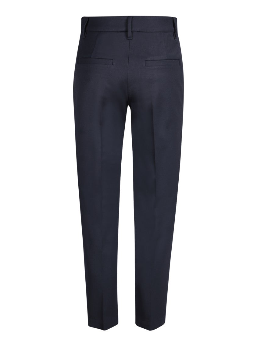 Brunello Cucinelli Blue Slim Trousers