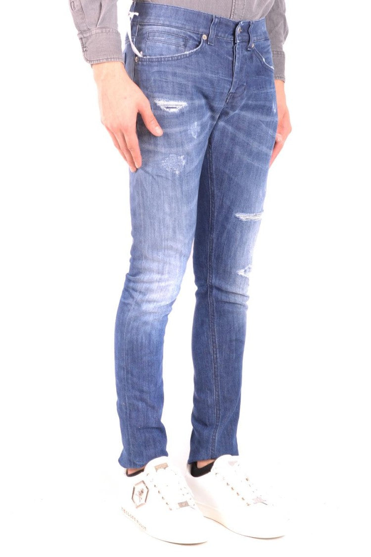 Dondup Slim Fit Distressed Denim Jeans