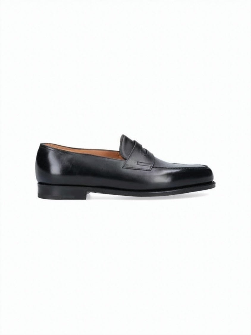 John Lobb Polished Leather Loafer