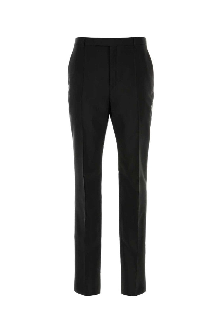 Saint Laurent Black Faille Pant