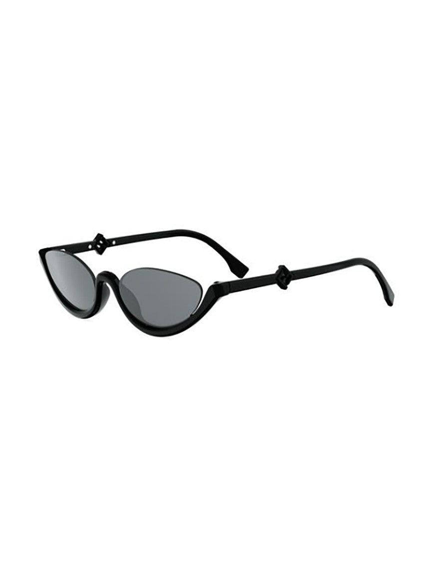 Fendi Fe40178u Narrow Cat-Eye Cutout Sunglasses