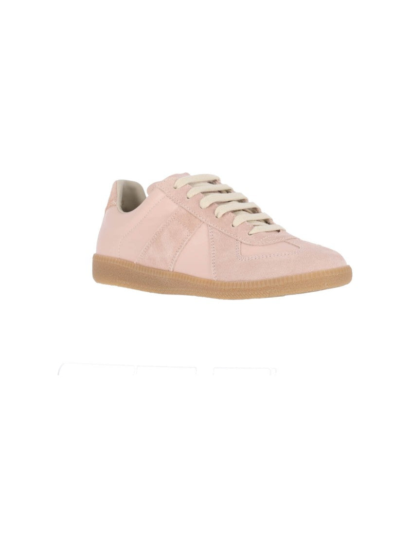 Maison Margiela Low-Top Sneakers With Suede Detail