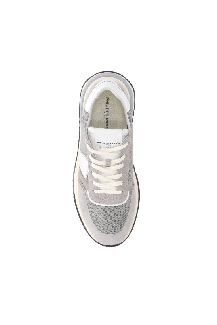 Philippe Model Grey Tropez 2.1 Mesh Suede Sneakers