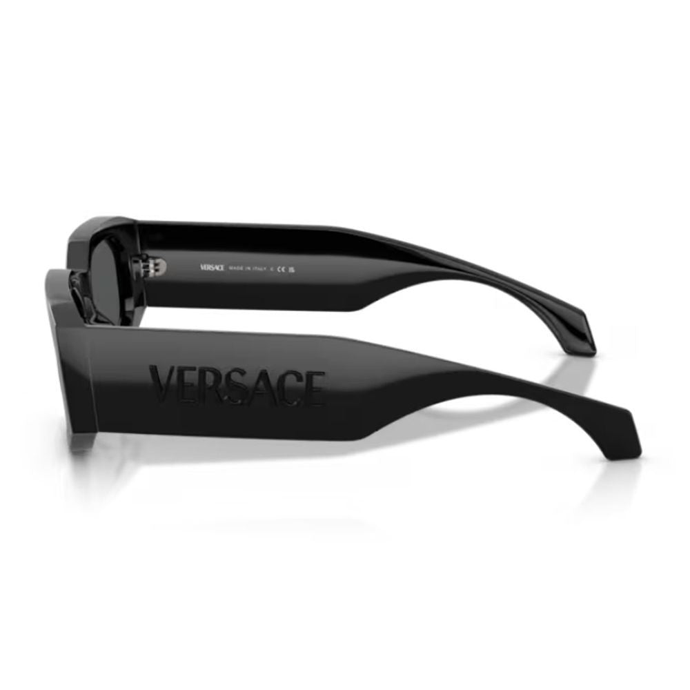 Versace 0Ve4489u Signature Geometric Black Acetate Sunglasses