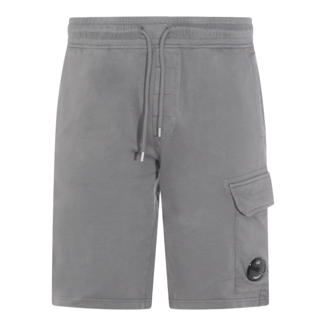 C.P. Company Relaxed Fit Grey Cargo Shorts