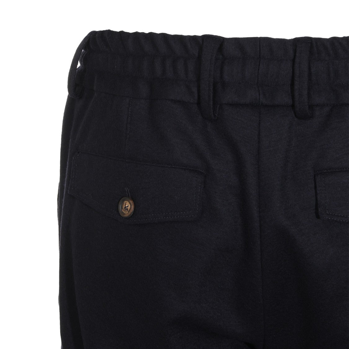 Eleventy Relaxed-Fit Trousers With Drawstring Waistband And Tapered Legs