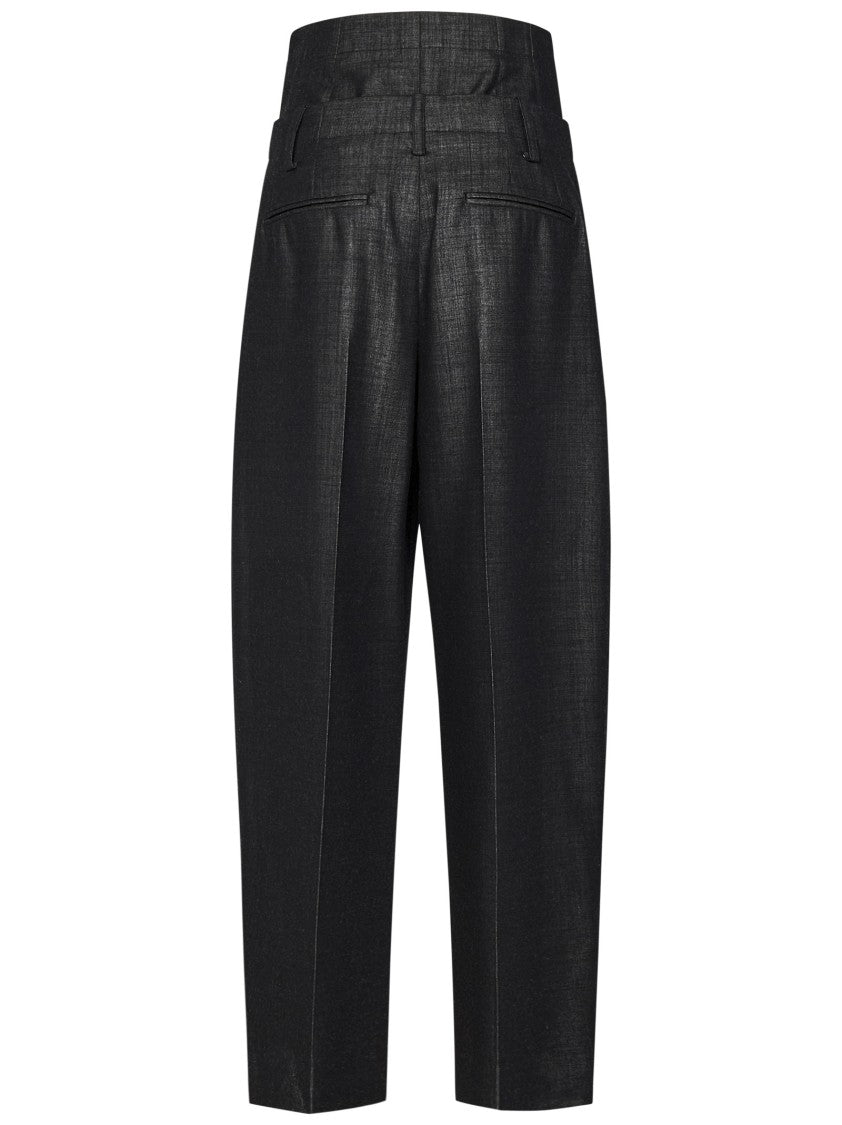 Victoria Beckham Tapered Virgin Wool Trousers