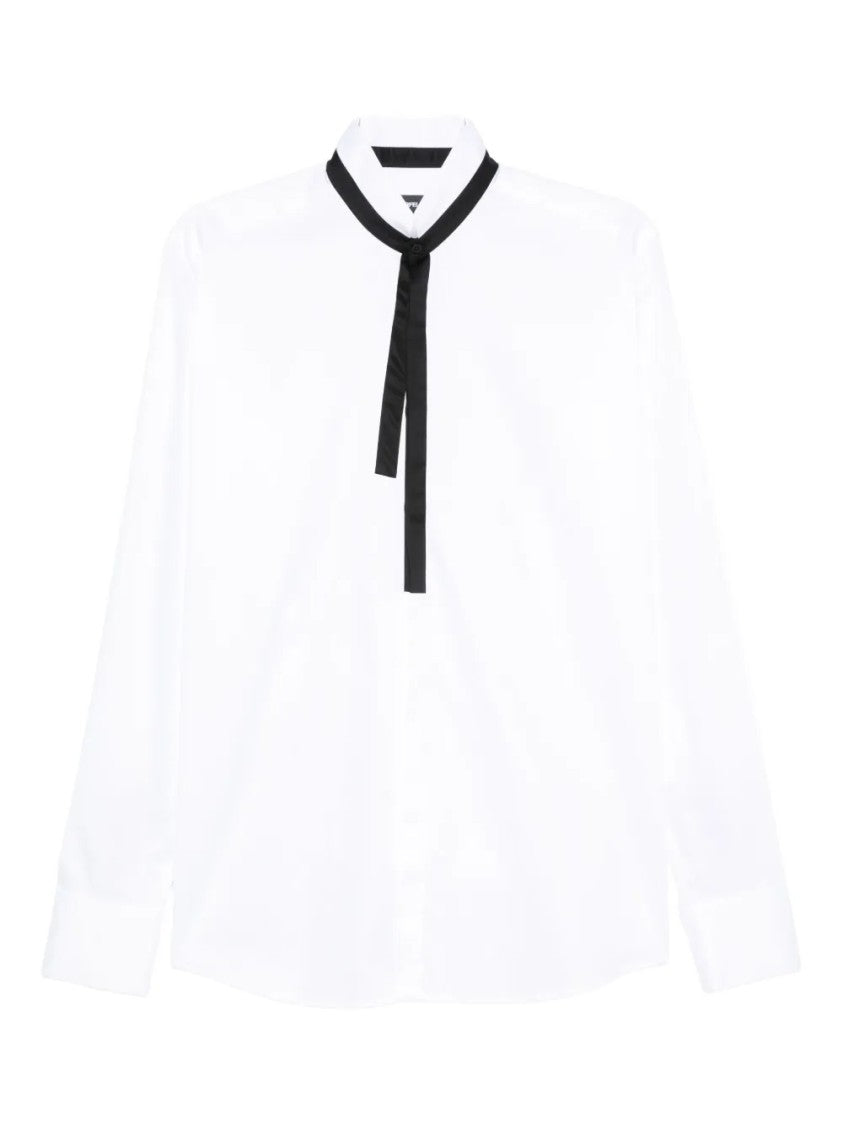 Karl Lagerfeld Tailored White Shirt With Structured Collar