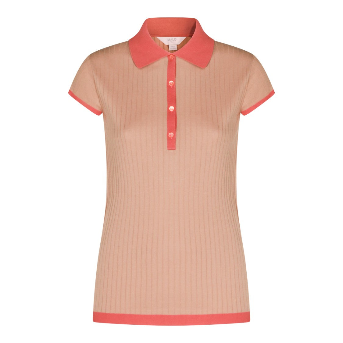 Malo Nude Cotton Classic Polo Shirt