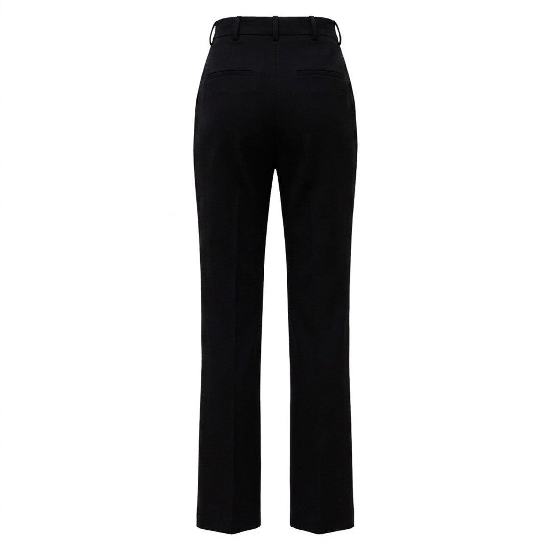 Sportmax High-Waisted Straight Leg Pants With Iconic S-Buckle