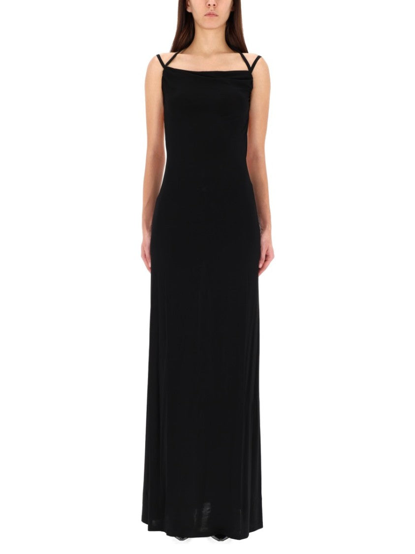 Marine Serre Long Jersey Dress