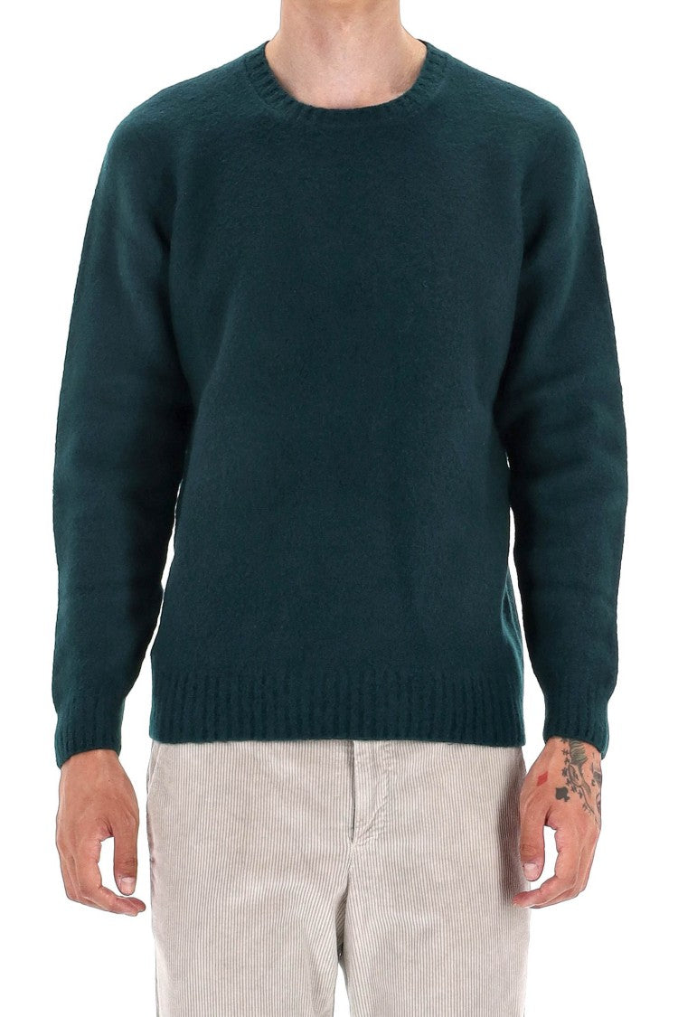 Drumohr Brushed Wool Crewneck Sweater