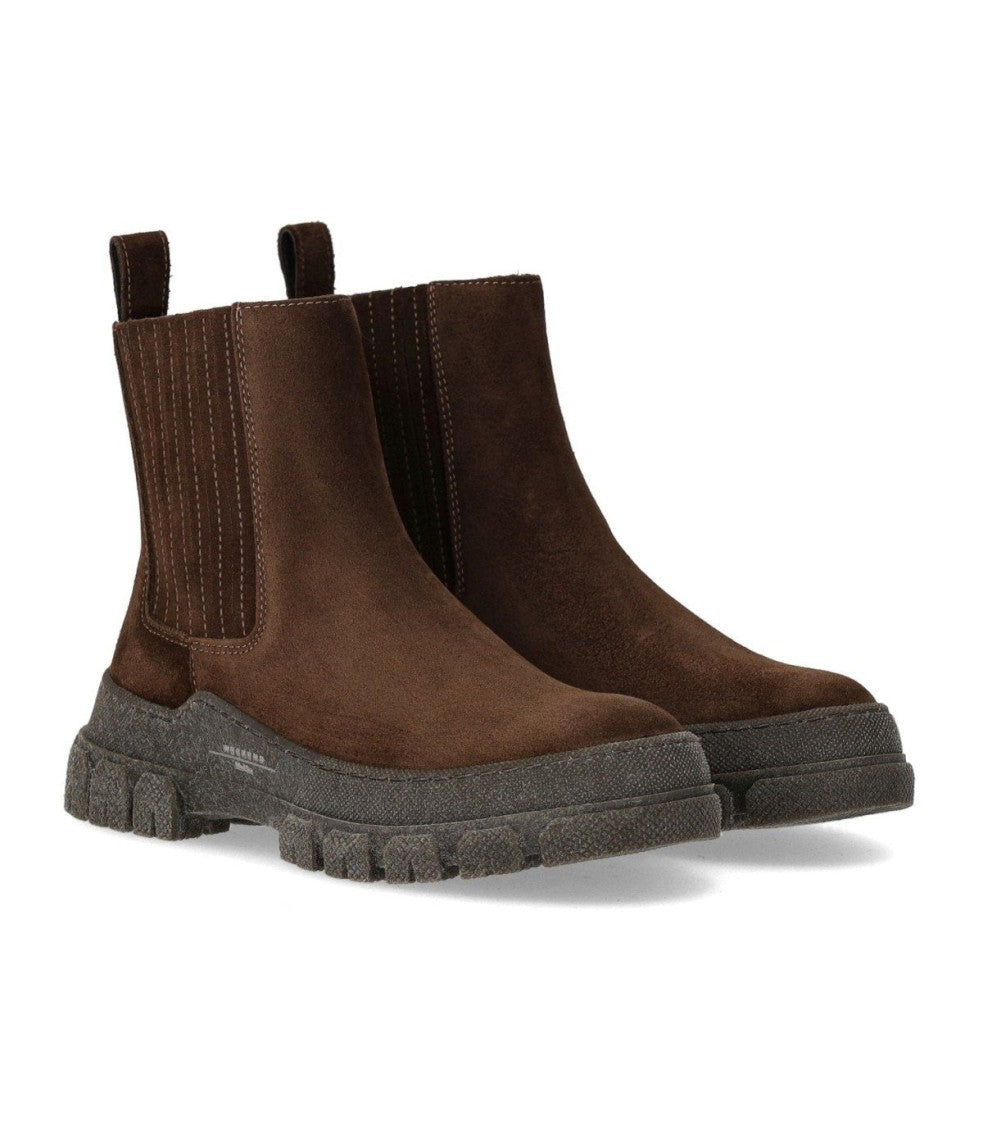 Max Mara Genepi Dark Brown Chelsea Boot