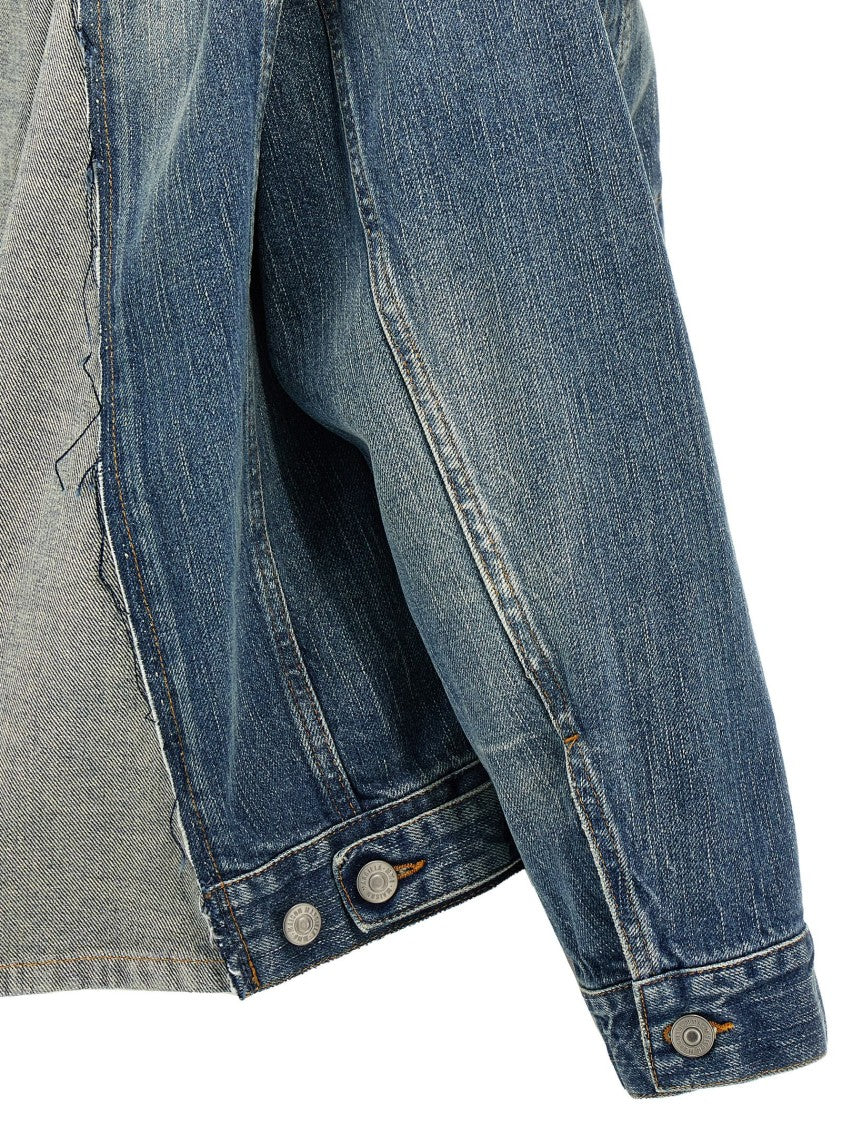 Mm6 By Maison Margiela Layered Denim Jacket