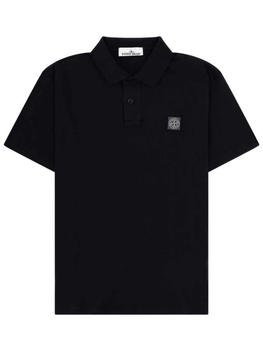 Stone Island Neutrals Left Chest Logo Polo Shirt