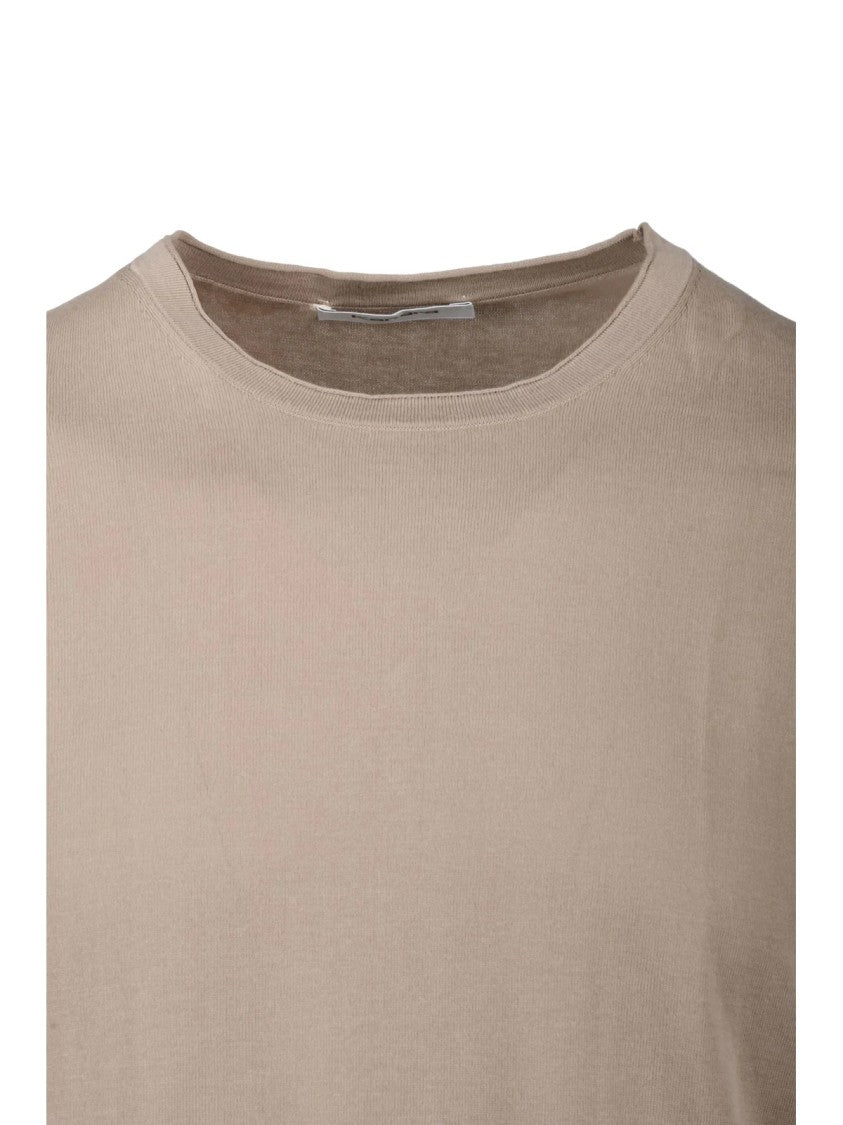 Kangra Beige Relaxed Cotton Sweater