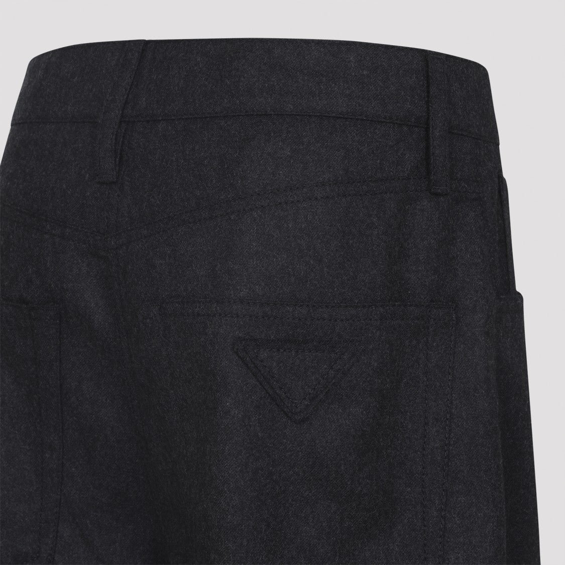 Prada Anthracite Grey Virgin Wool Pants