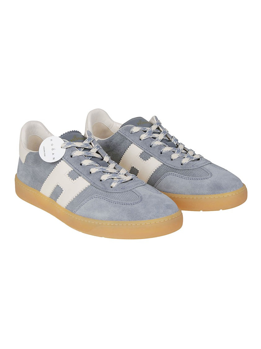 Hogan Light Blue Cool Calf Leather Sneakers