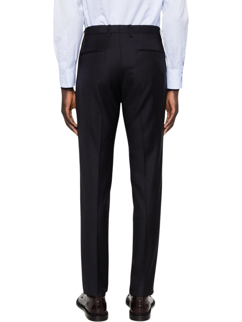 Tagliatore Straight-Leg Belt-Loops Formal Pants
