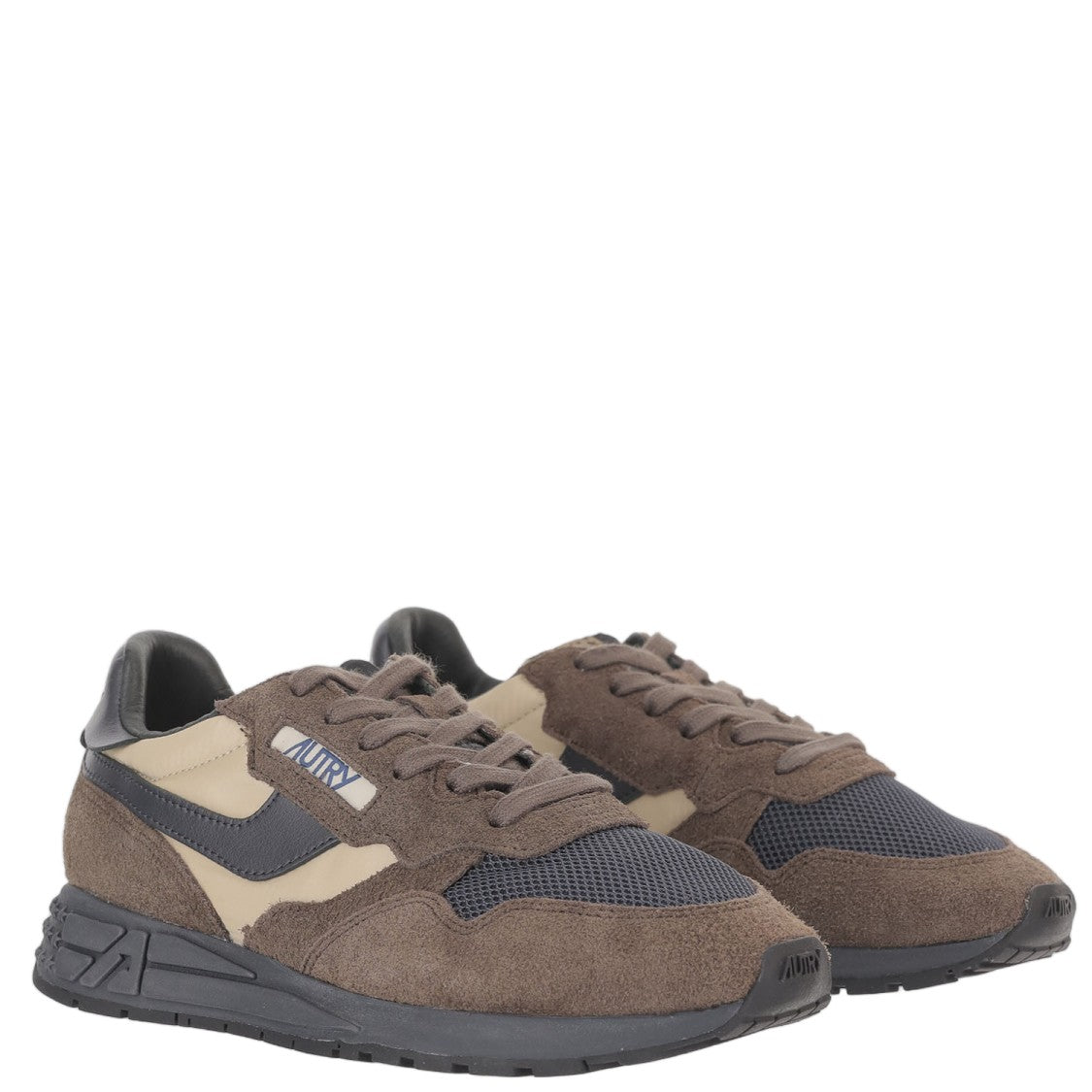 Autry Leather Nylon Mesh Running Sneakers
