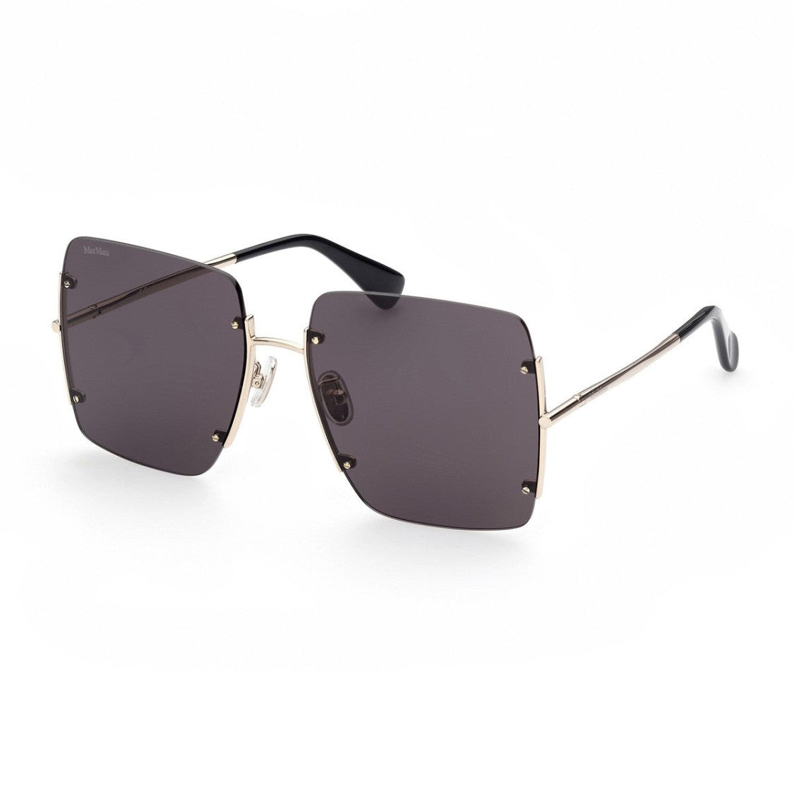 Max Mara Gold Mm0002-H Metal Square Sunglasses