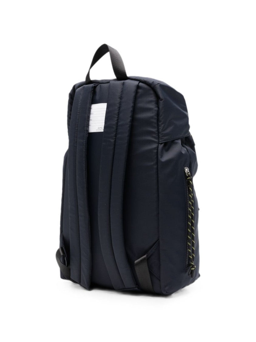 A.P.C. Black Trek Buckle Structured Backpack