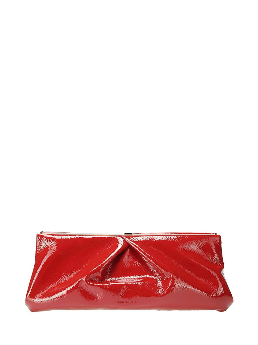 Dries Van Noten Leather Clutch Bag.