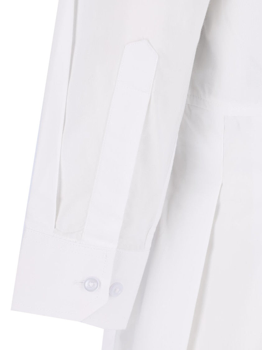 Hodakova Tennis Frill' Shirt Dress – White