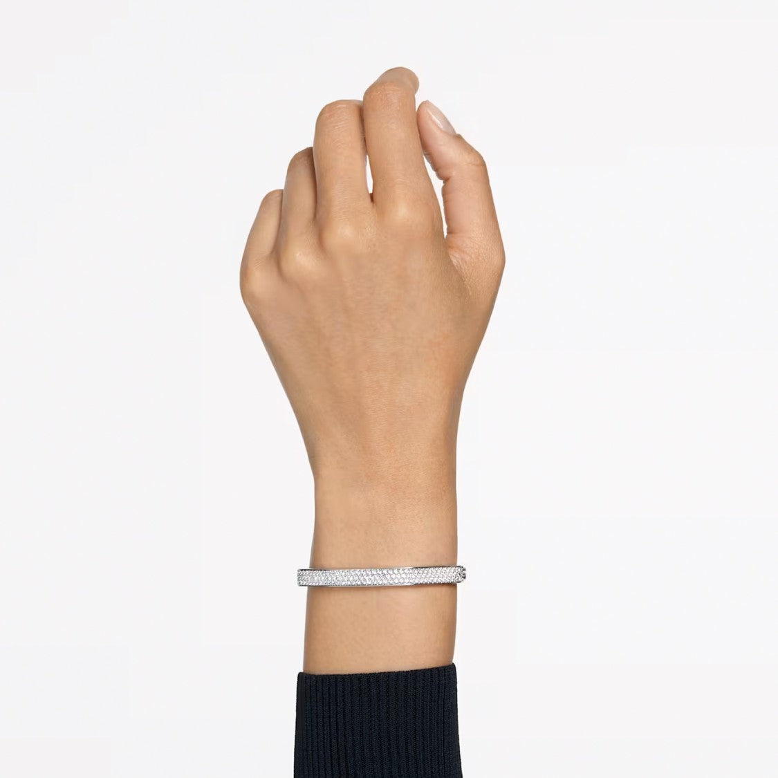 Swarovski Octagonal Bangle With Precision-Cut Pavé Crystals