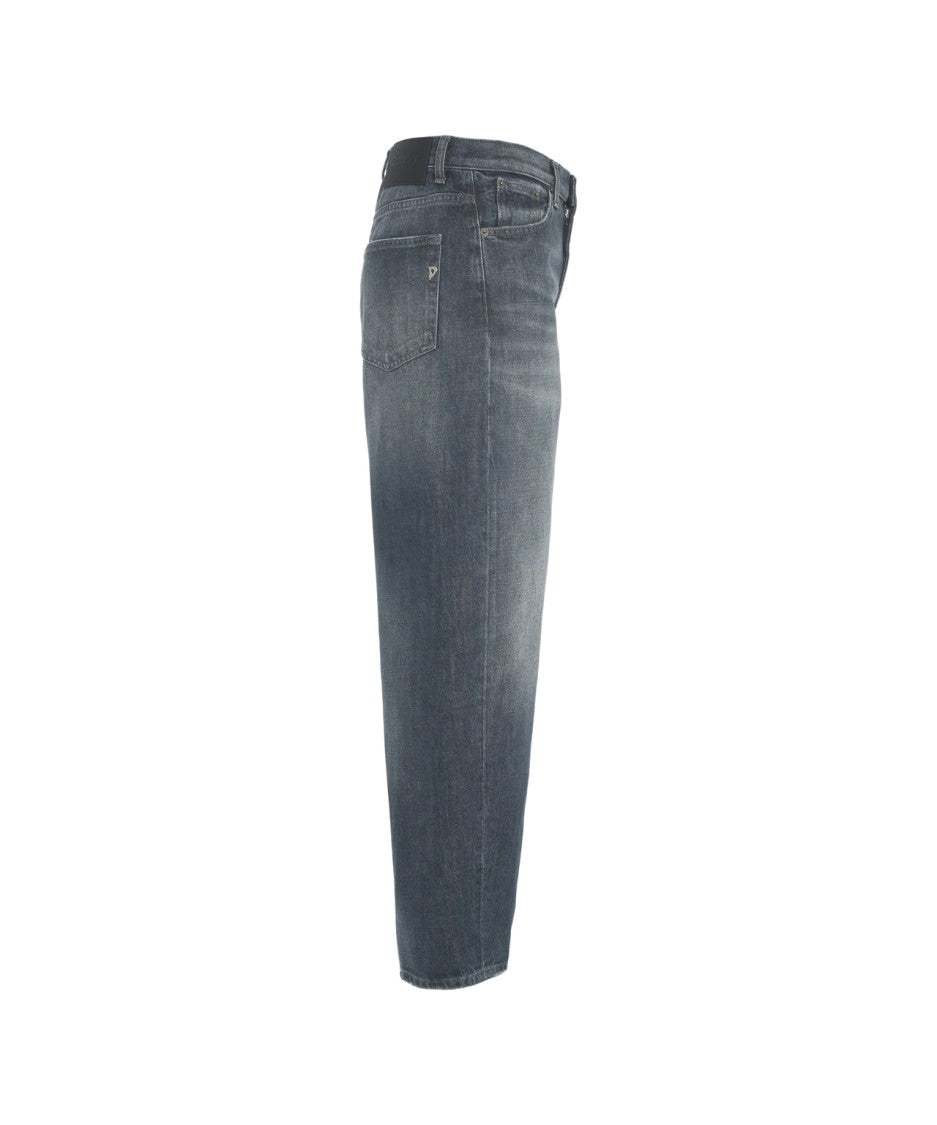 Dondup Relaxed Fit Boyfriend Jeans 'Bessie' With Tapered Leg And Classic Five-Pocket Design
