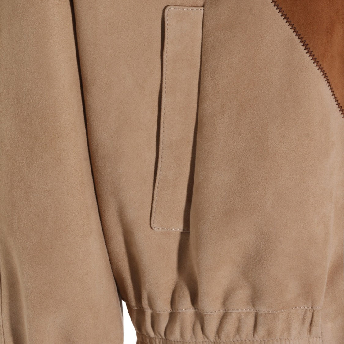 Valentino Structured Beige Jacket With High Collar