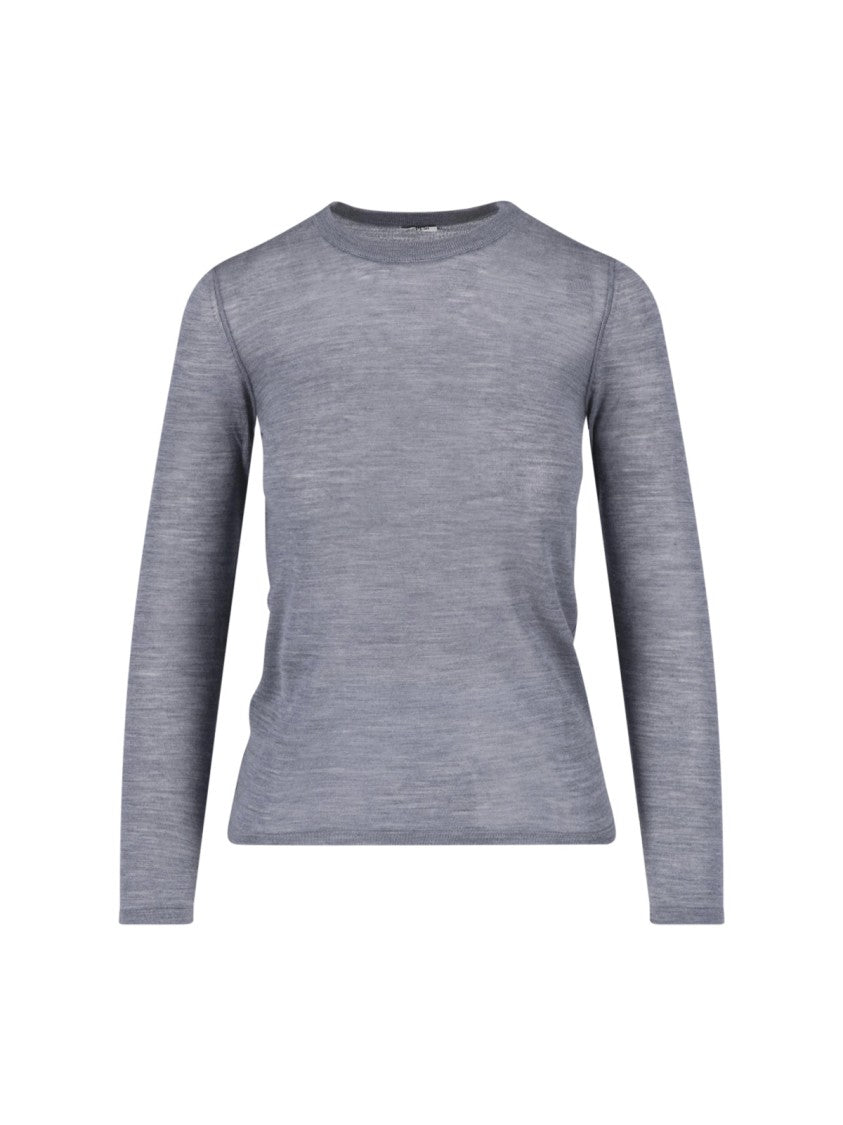 Aspesi Brown Virgin Wool Sweater