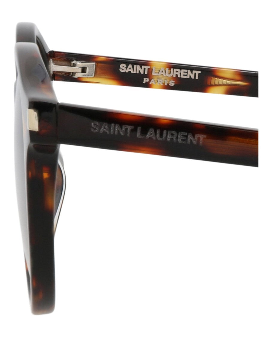 Saint Laurent Round-Frame Acetate Sunglasses