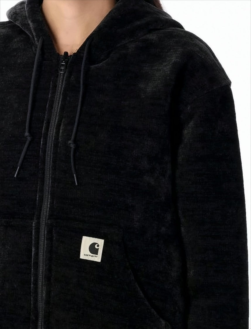 Carhartt Wip Textured Zip-Up Jacket With Attached Hood