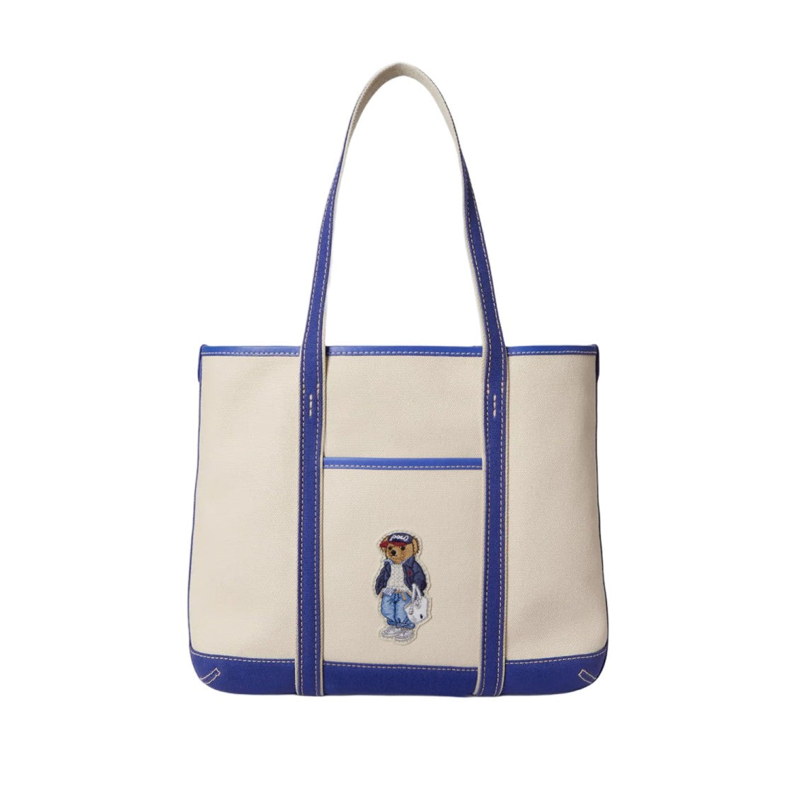 Polo Ralph Lauren Polo Bear Appliqué Fabric Tote Bag
