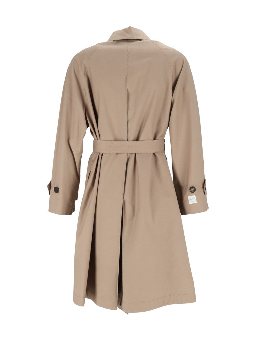 Max Mara Camel Alessio Double-Breasted Trench Coat